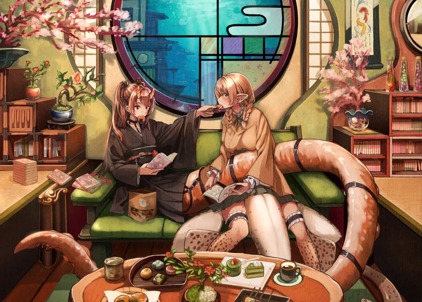 torafumi and himetora (original) drawn by 159cm