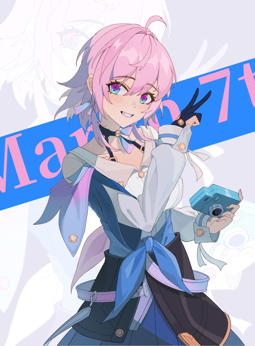 march 7th (honkai and 1 more) drawn by xiangyu_xiangyu