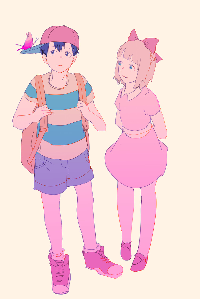 ness and paula (mother and 1 more) drawn by mari-mason