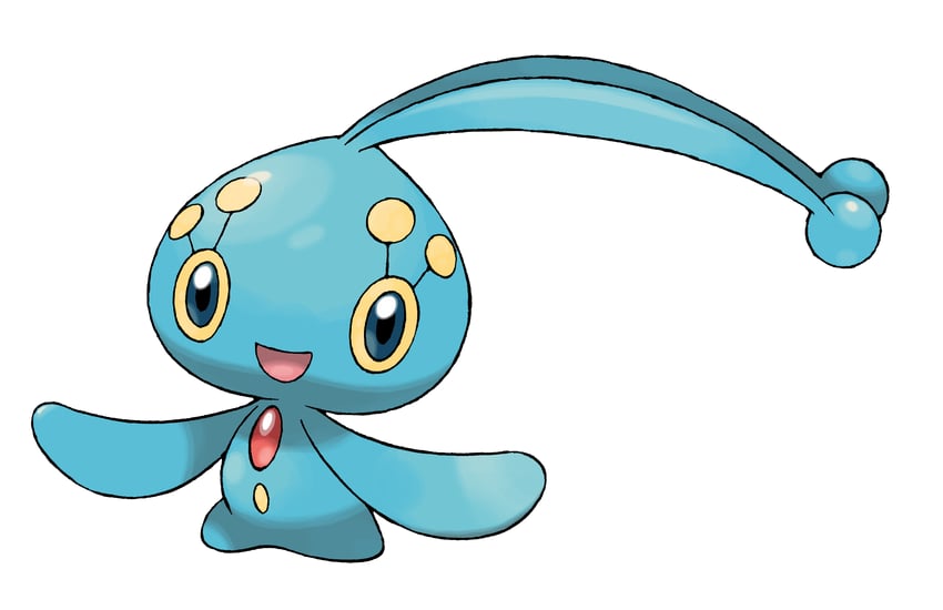 manaphy (pokemon and 1 more) drawn by sugimori_ken