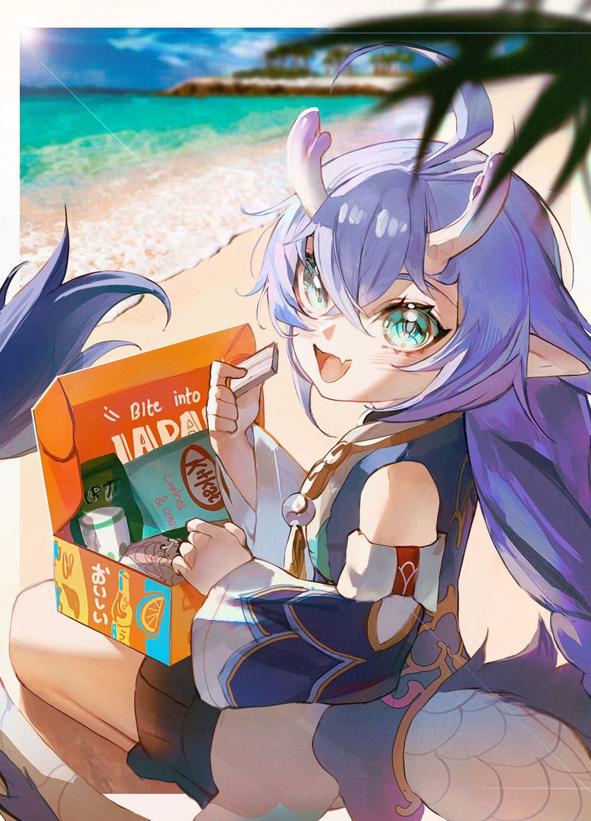 bailu (honkai and 1 more) drawn by srro_yo
