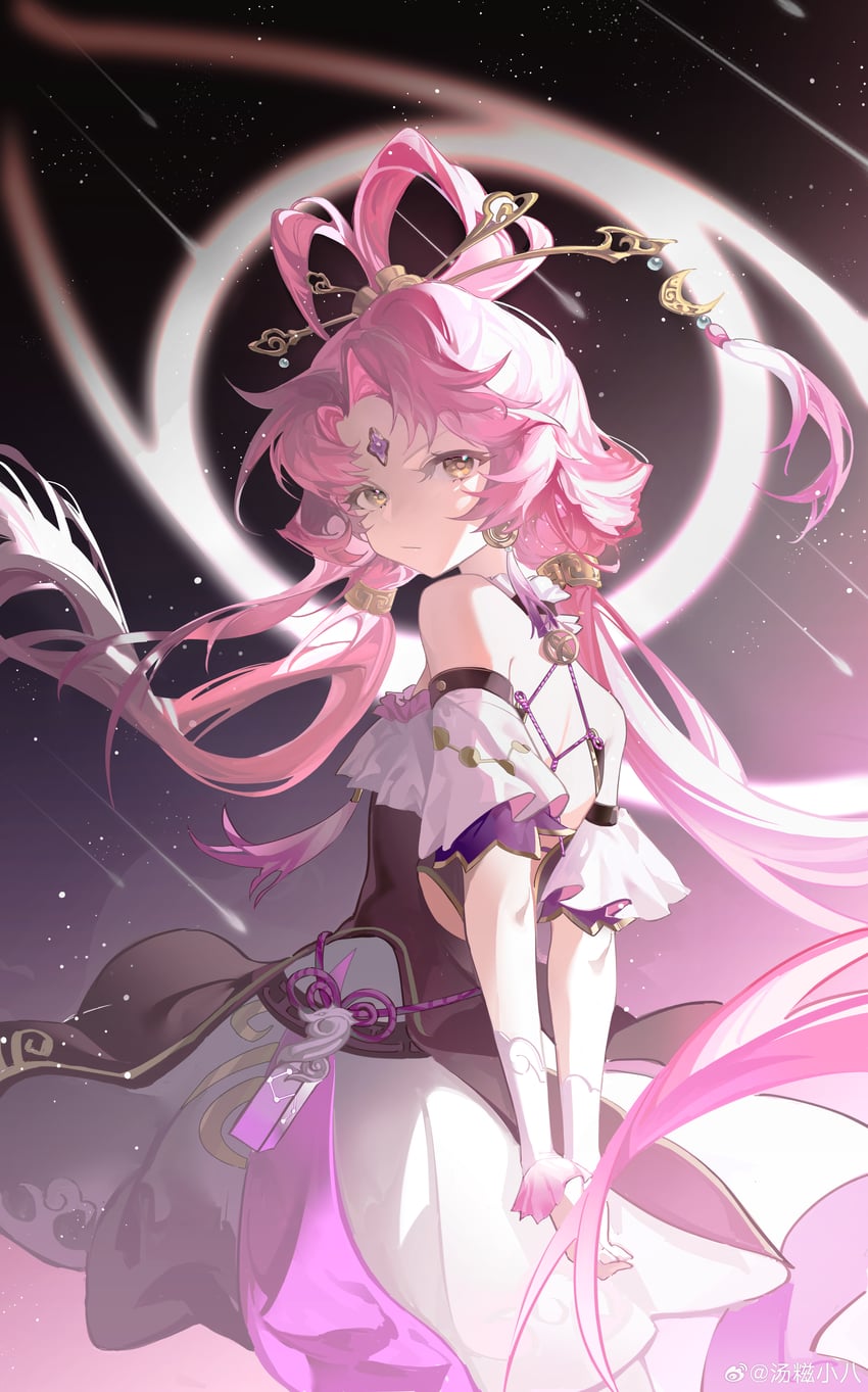 fu xuan (honkai and 1 more) drawn by baxi_kekewei
