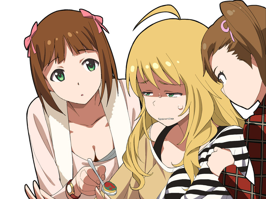 hoshii miki, amami haruka, futami mami, shimoda asami, nakamura eriko, and 1 more (idolmaster and 1 more) drawn by a1_(initial-g)