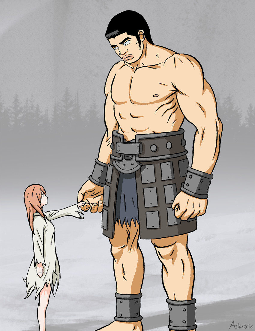 illyasviel von einzbern, heracles, yamato rinko, and gouda takeo (fate and 2 more) drawn by atlastrix