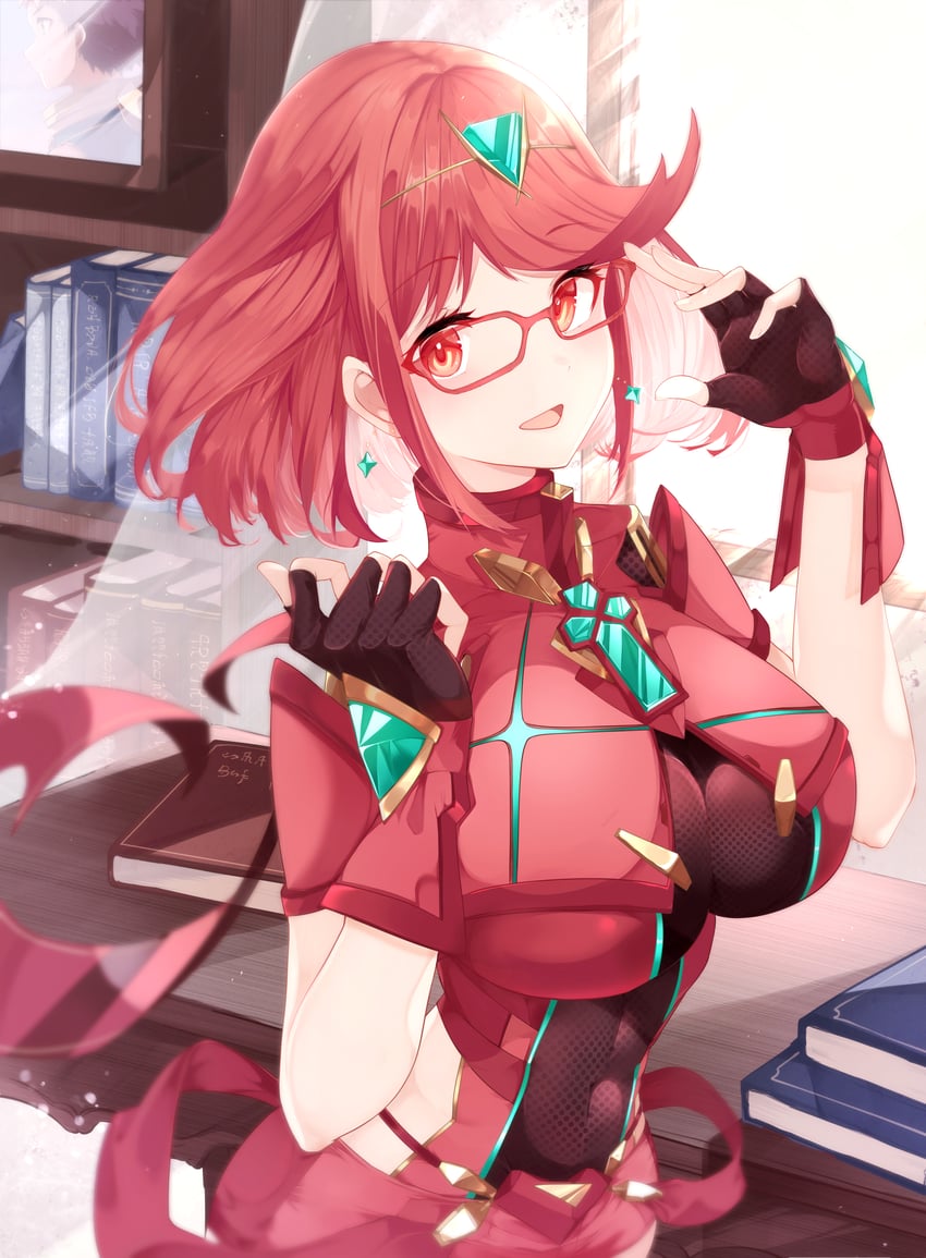 pyra (xenoblade chronicles and 1 more) drawn by risumi_(taka-fallcherryblossom)