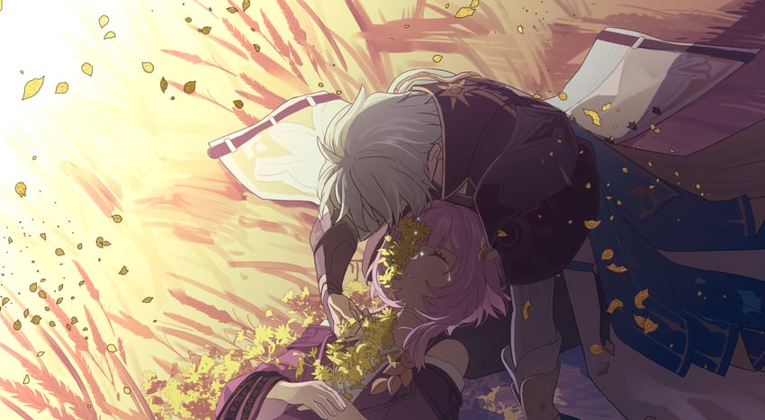 phainon and cyrene (honkai and 1 more) drawn by kk_(kkgame7733)