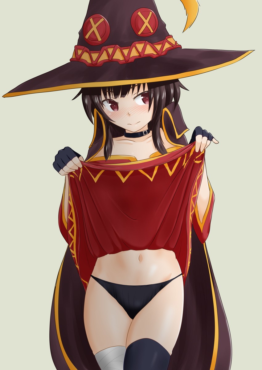 megumin (kono subarashii sekai ni shukufuku wo!) drawn by sirokohi