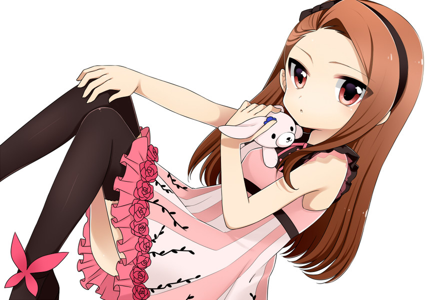 minase iori and usa-chan (idolmaster) drawn by masato_ayame
