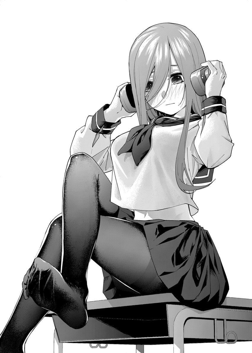 nakano miku (go-toubun no hanayome) drawn by kosmos_beta