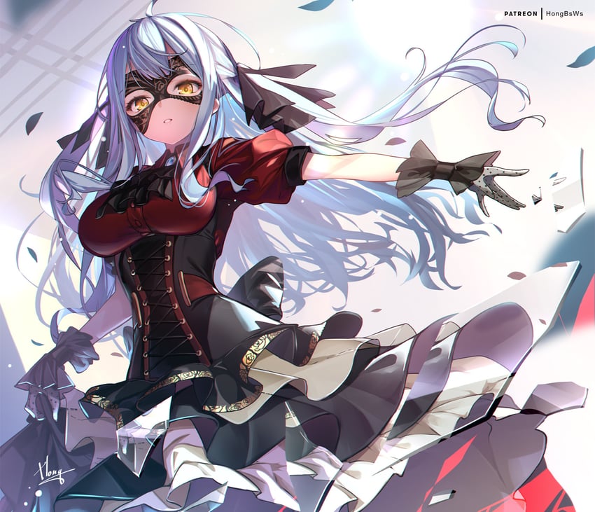 togawa sakiko and oblivionis (bang dream! and 1 more) drawn by hong_(white_spider)