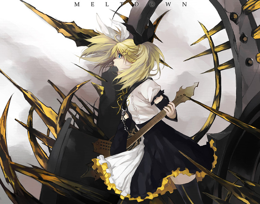 kagamine rin (vocaloid and 1 more) drawn by ariko
