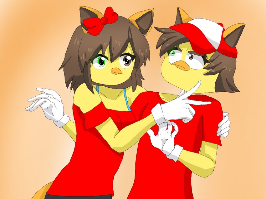 jimmy matsumoto and jenny matsumoto (original) drawn by jimmy09