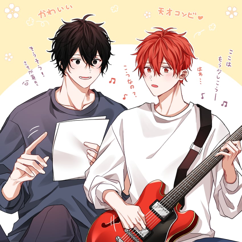 murata ugetsu and satou mafuyu (given) drawn by pinoli_(pinoli66)