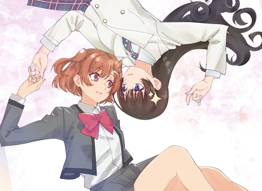 aijou karen and kagura hikari (shoujo kageki revue starlight) drawn by witeria