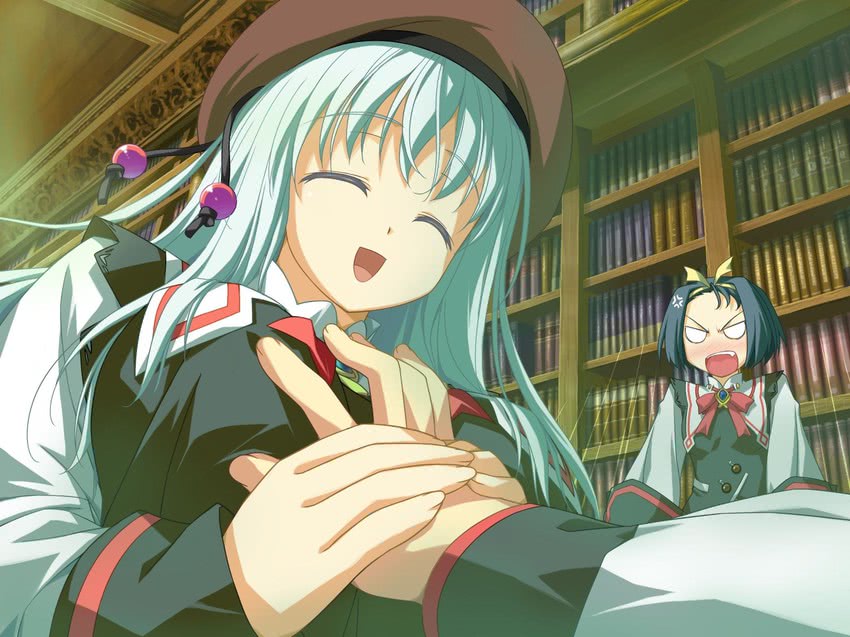 flolium blosselliand and sofiace raphonitte (wiz anniversary) drawn by shida_kazuhiro