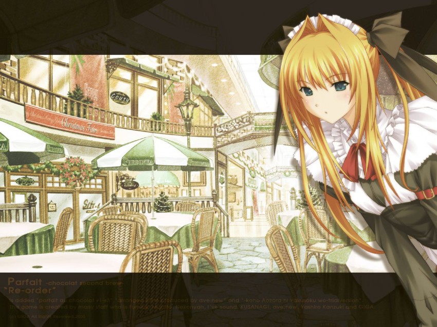 katori rea (parfait chocolat second brew) drawn by nekonyan