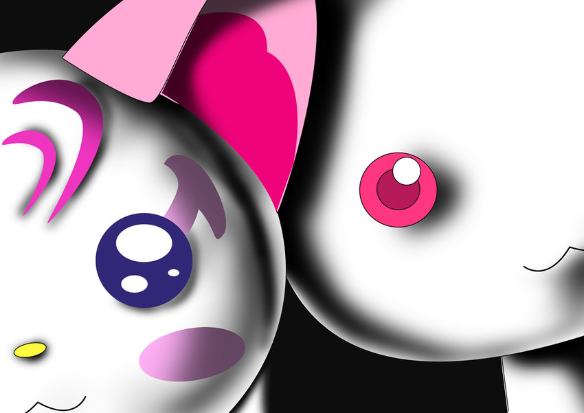 kyubey and hummy (mahou shoujo madoka magica and 2 more) drawn by yappy_(yapis_company)