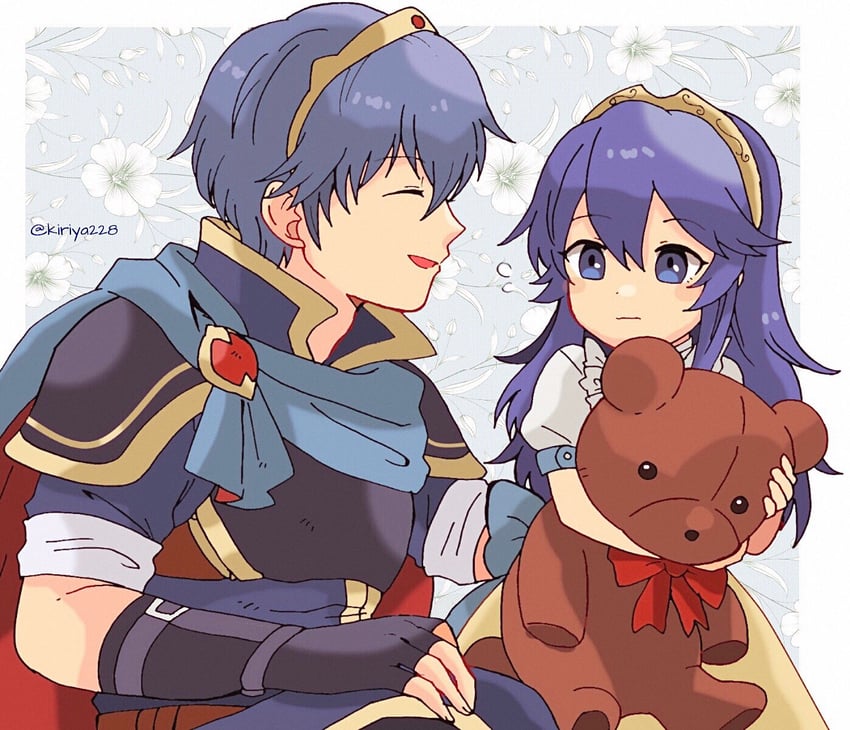 lucina and marth (fire emblem and 2 more) drawn by kiriya_(552260)