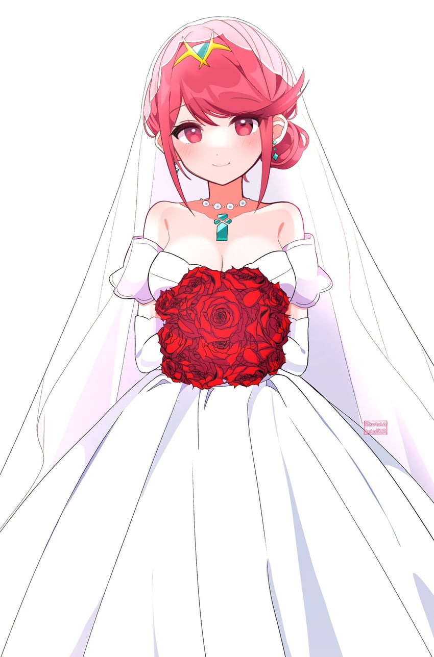 pyra (xenoblade chronicles and 1 more) drawn by kotohatoko510