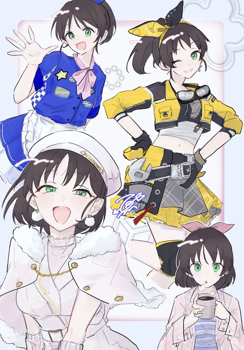 harada miyo (idolmaster and 2 more) drawn by syaketost