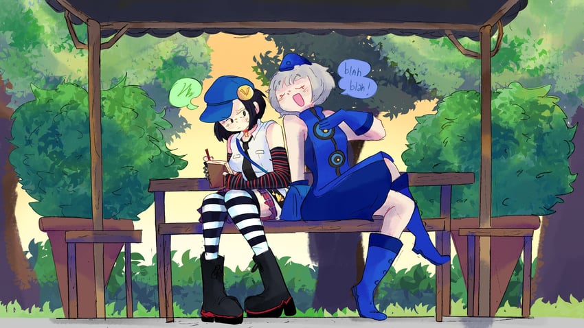 elizabeth and marie (persona and 3 more) drawn by absomaddo