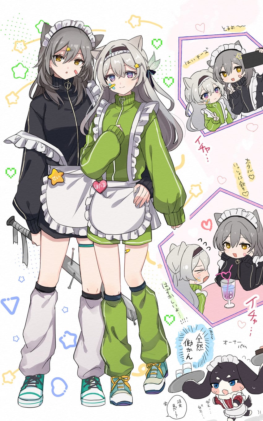 trailblazer, firefly, and stelle (honkai and 1 more) drawn by str_axs