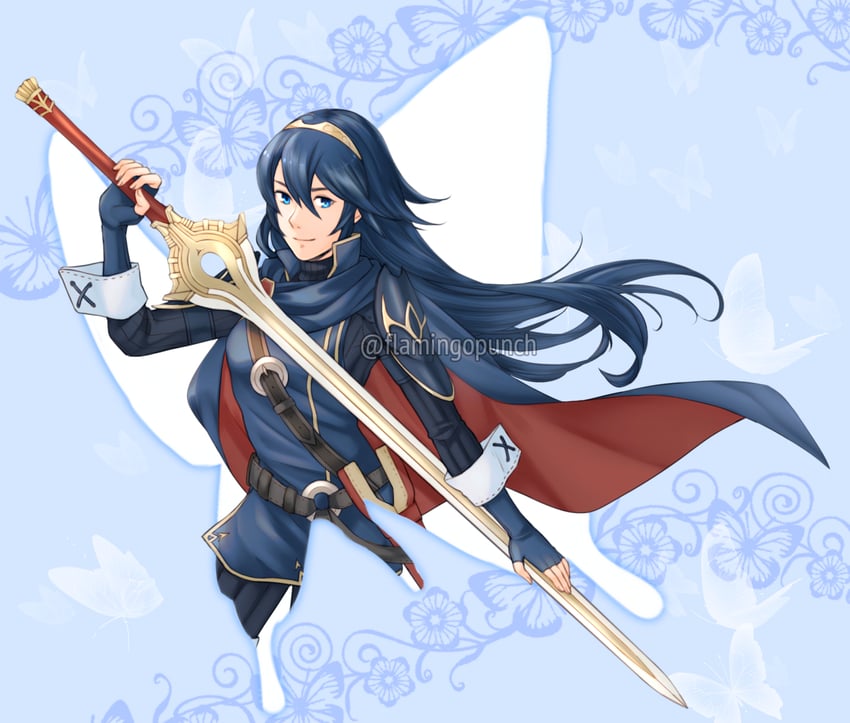 lucina (fire emblem and 1 more) drawn by flamingo_(eme324)