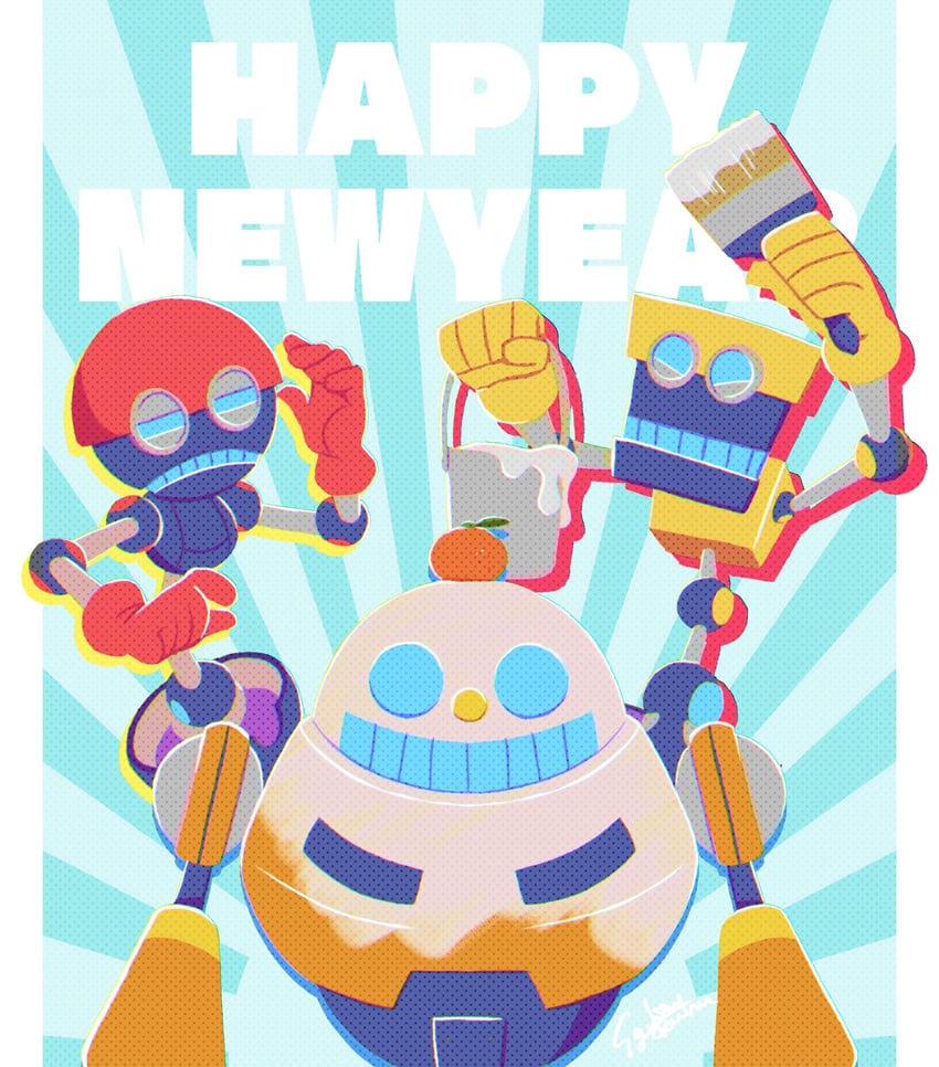orbot, cubot, and egg pawn (sonic) drawn by syuon