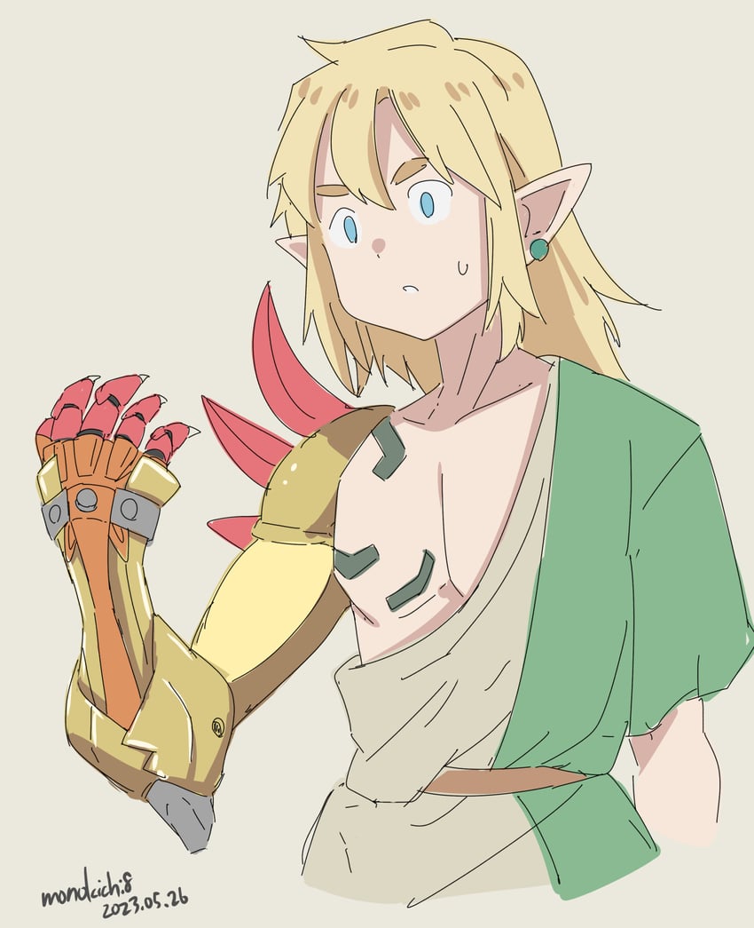link (the legend of zelda and 2 more) drawn by kichihachi