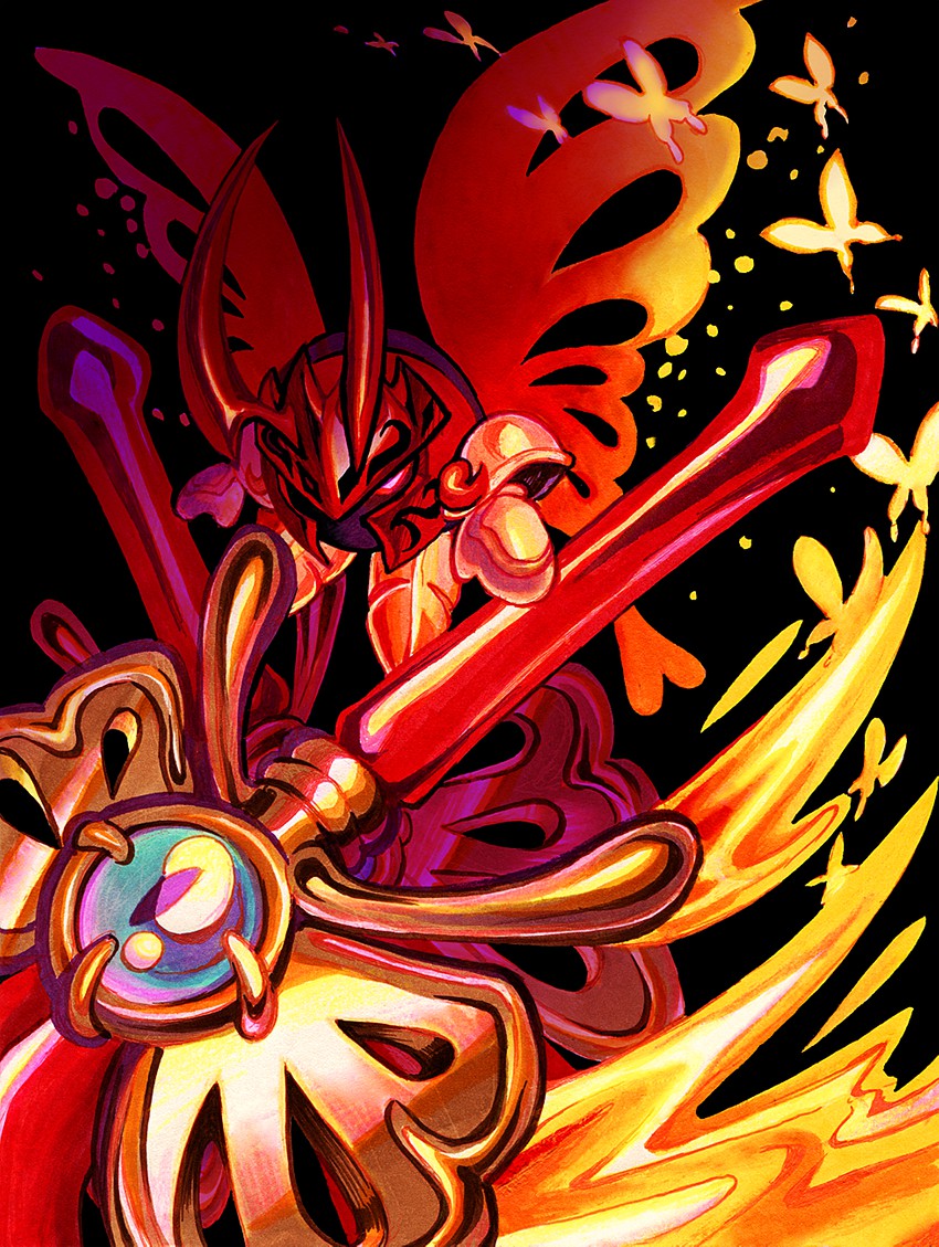morpho knight (kirby and 1 more) drawn by melontoyo