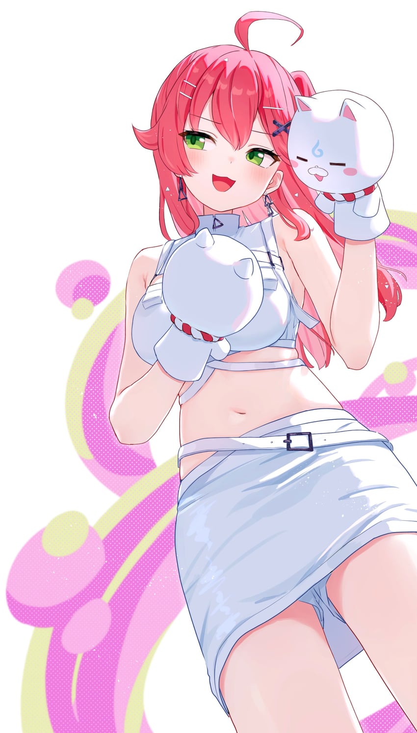 sakura miko and 35p (hololive and 1 more) drawn by mei_am0