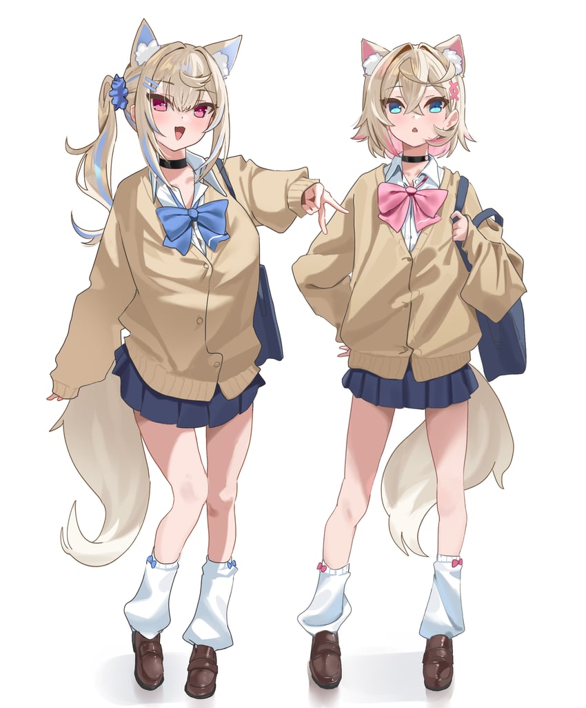 fuwawa abyssgard and mococo abyssgard (hololive and 1 more) drawn by inurock
