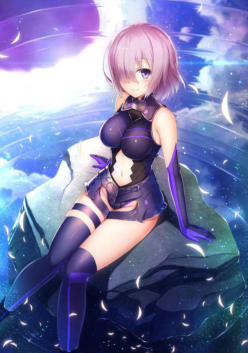mash kyrielight (fate and 1 more) drawn by kouzuki_tsubasa_(musou_kaidou)