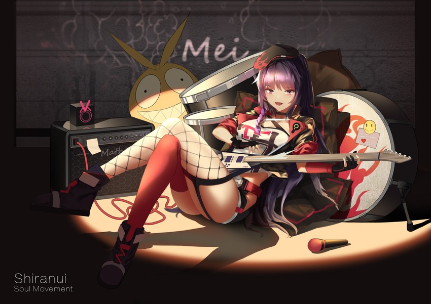 raiden mei and homu (honkai and 1 more) drawn by kray._(k-ray)