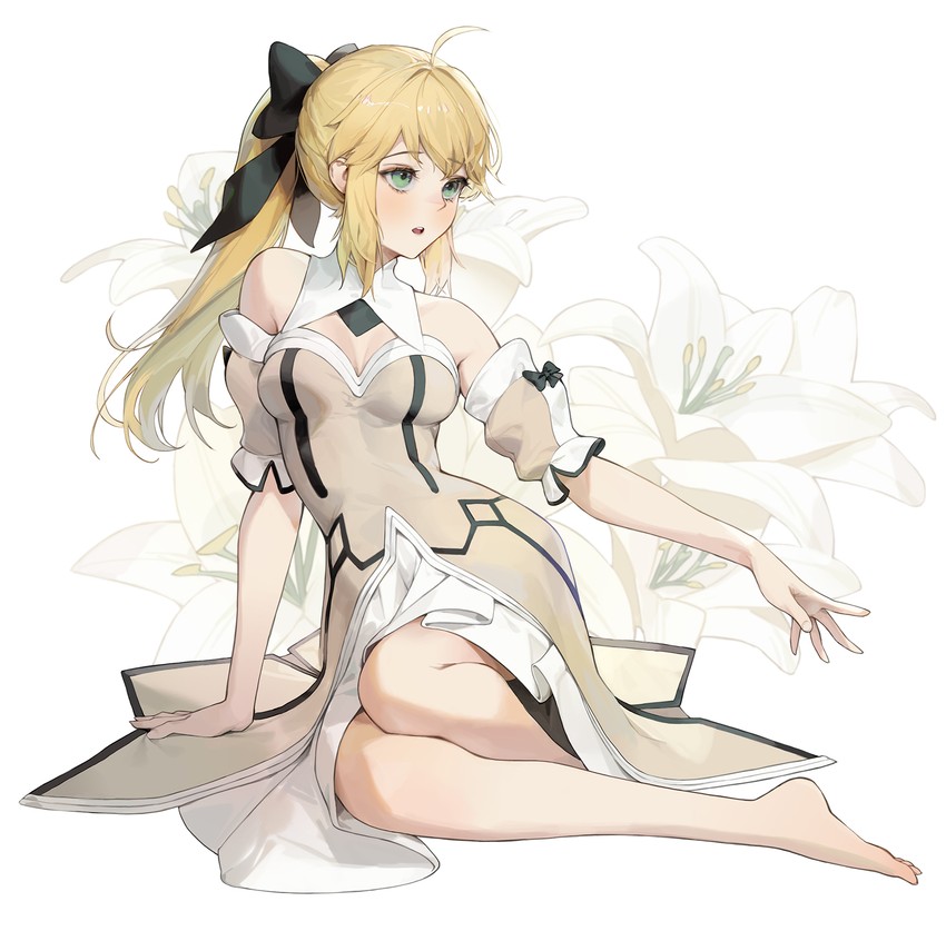 artoria pendragon and saber lily (fate and 1 more) drawn by cotta_(heleif)