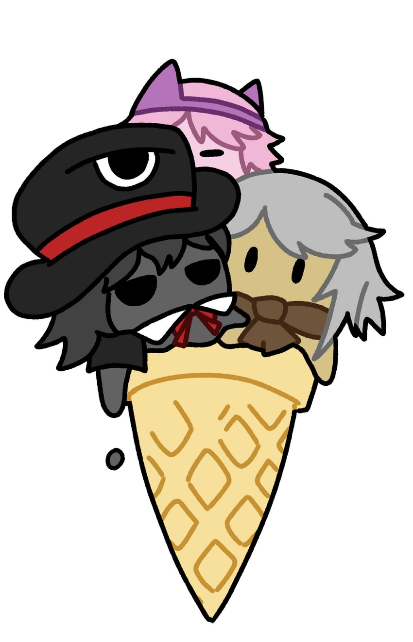 enraku tsubakura, houlen yabusame, and shion (len'en and 1 more) drawn by baila_kuangzi