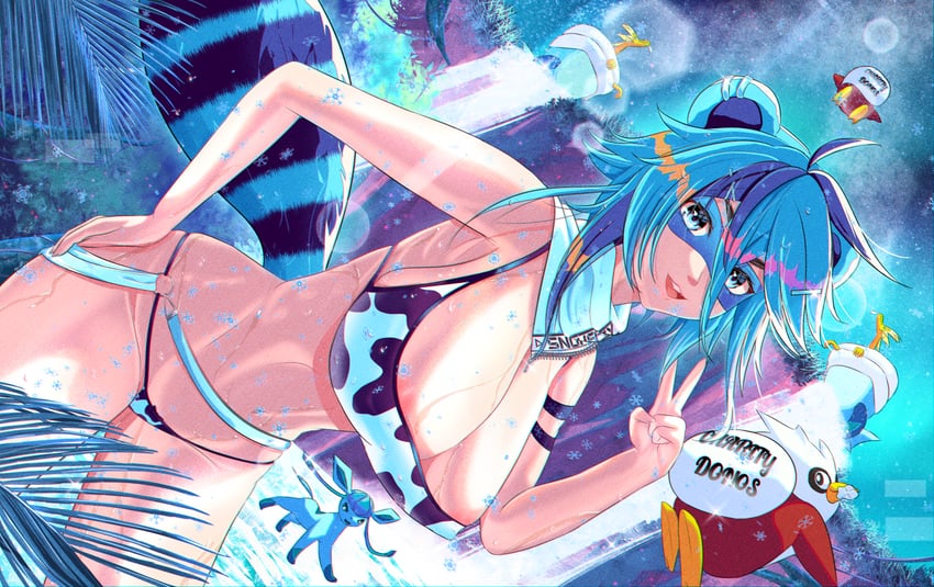 glaceon, delibird, snuffy, and arctozolt (pokemon and 1 more) drawn by kevin_tower
