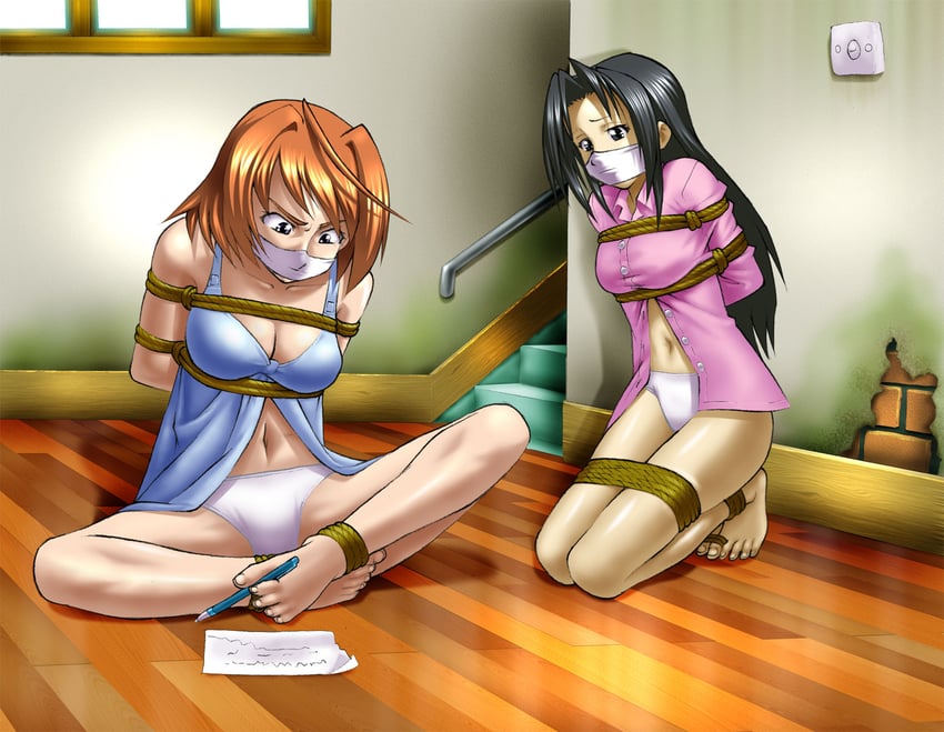 tokiha mai and mizuki natsumi (my-hime and 1 more) drawn by daikinbakuju