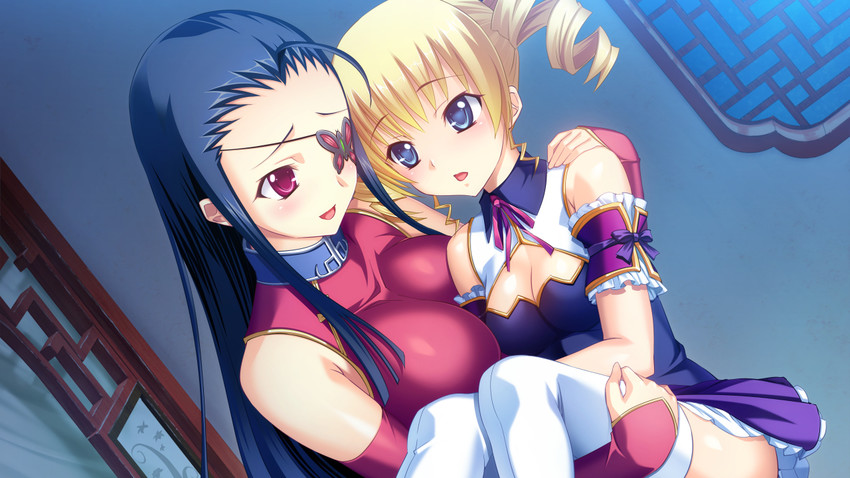 sousou and kakouton (koihime musou and 1 more) drawn by kantaka