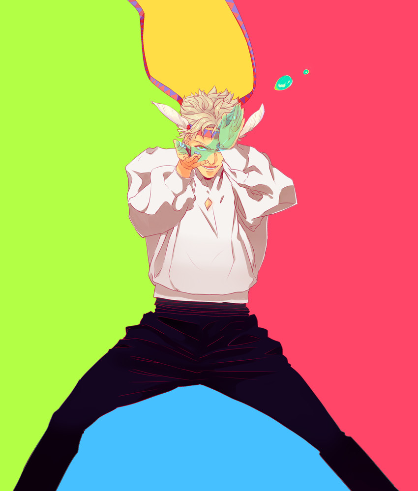 caesar anthonio zeppeli (jojo no kimyou na bouken and 1 more) drawn by wolfsea