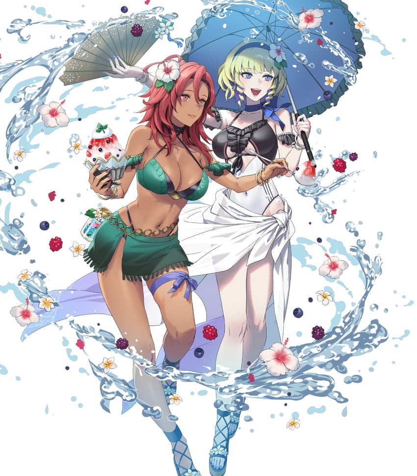 constance von nuvelle and hapi (fire emblem and 2 more) drawn by cuboon