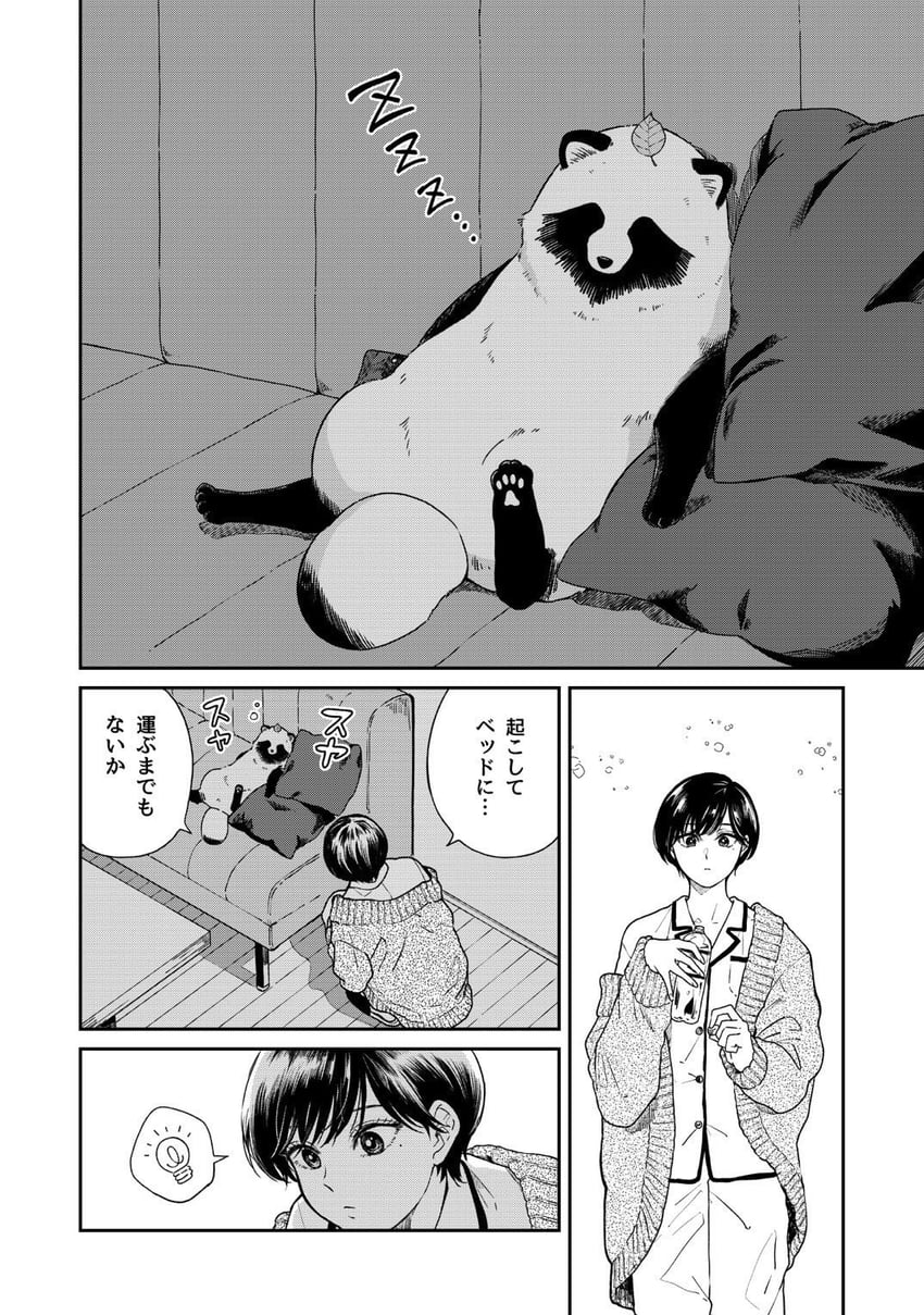 tanuki and fuji (ame to kimi to) drawn by nikaidou_kou