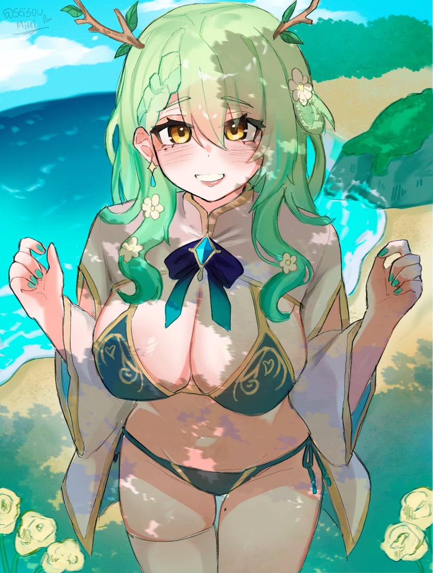 ceres fauna (hololive and 1 more) drawn by enami_(seisoumimi)