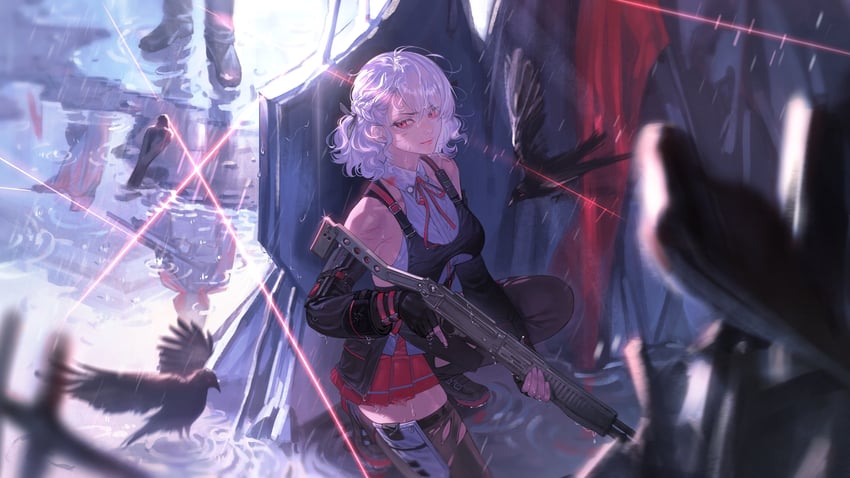 spas-12 and sabrina (girls' frontline and 1 more) drawn by wengwengchim
