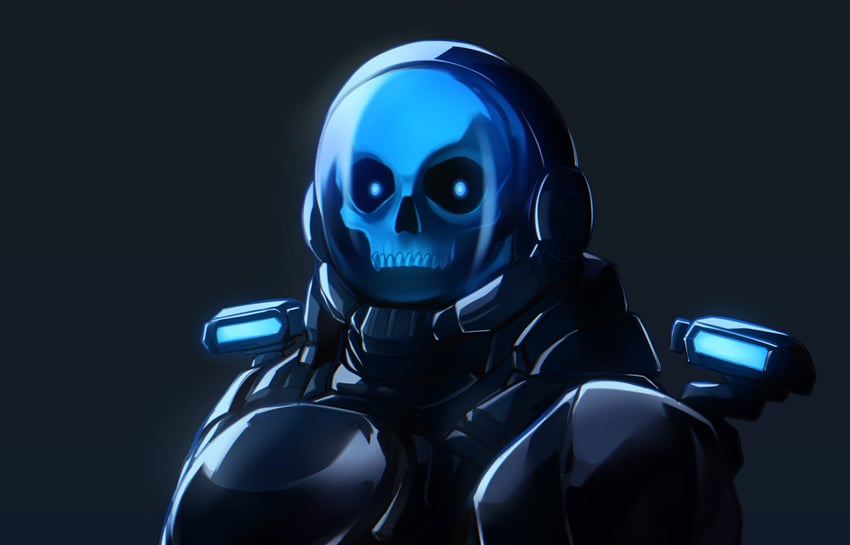 ghost and skullhacker (original and 4 more) drawn by dementialmaiden