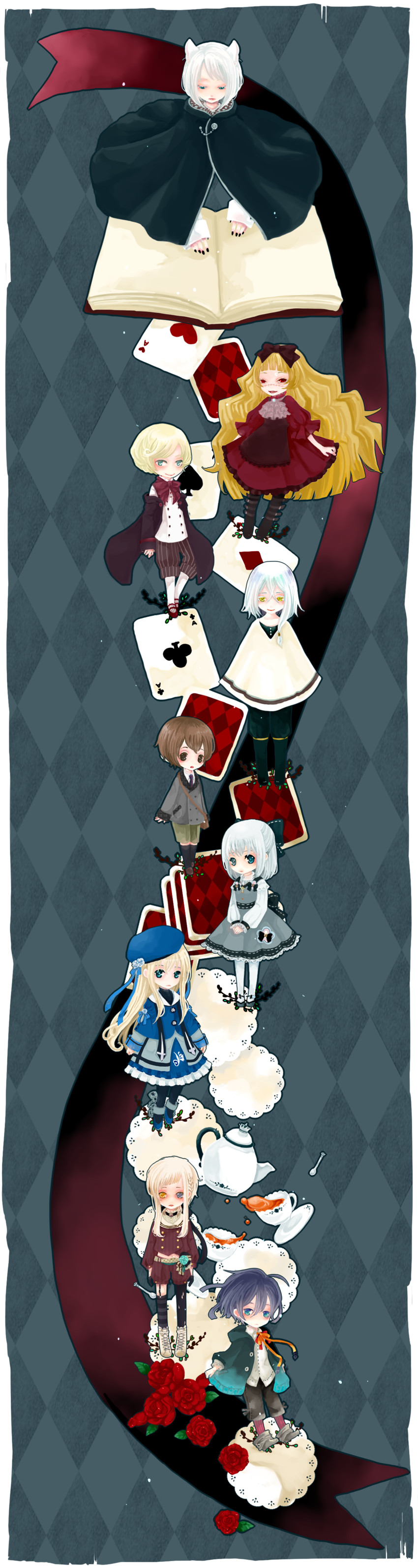 alice (alice's adventures in wonderland) drawn by sym_(s-a)