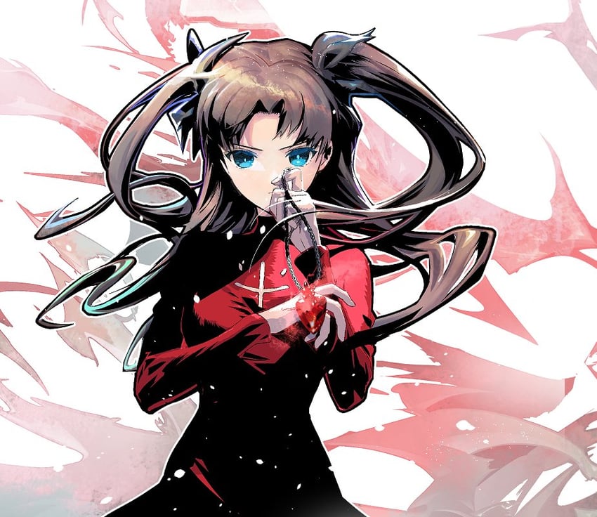 tohsaka rin (fate and 1 more) drawn by cofffee