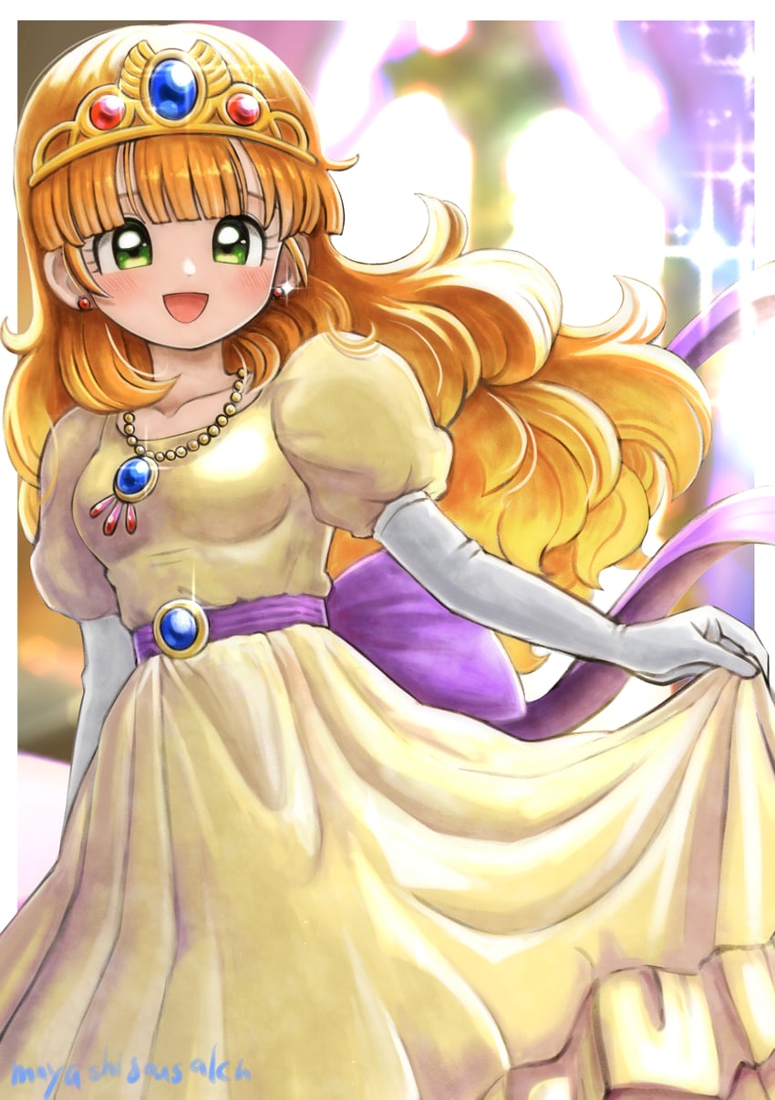 princess laura (dragon quest and 1 more) drawn by moyapippi