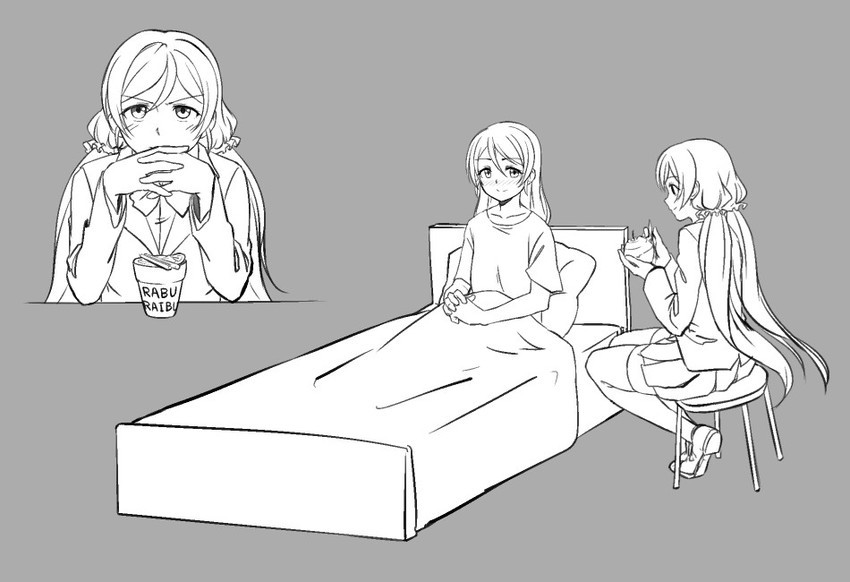 tojo nozomi and ayase eli (love live! and 1 more) drawn by pas_(paxiti)