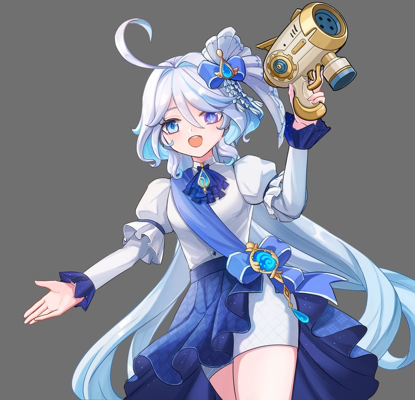 furina (genshin impact) drawn by pun-rii